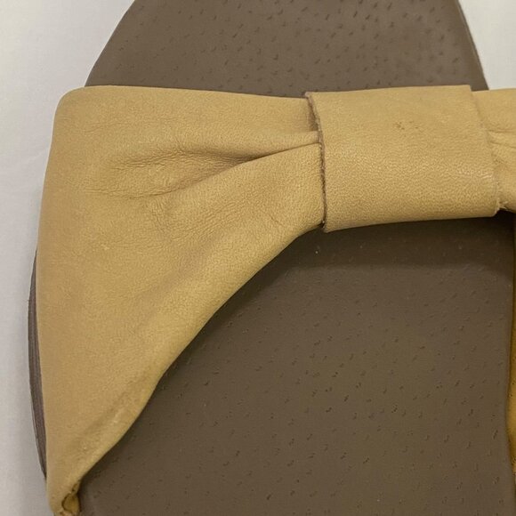 Skechers Shape-Ups 24918 Leather Camel Tan Sandals Ankle Straps Walking Size 7.5 - Picture 8 of 15